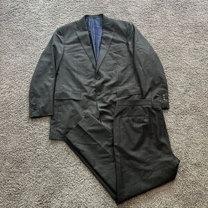 Sid Mashburn Kincaid No. 3 Suit 2 Piece 100% Lana Wool Grey Blue Mens 56 R IT